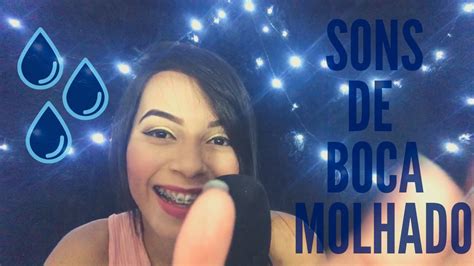 asmr sons de boca molhado mouth sounds youtube