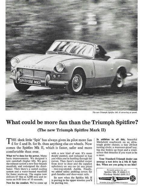 Triumph Gt6 And Le Mans Racer Retro A3 Poster Print From S Advert 1966