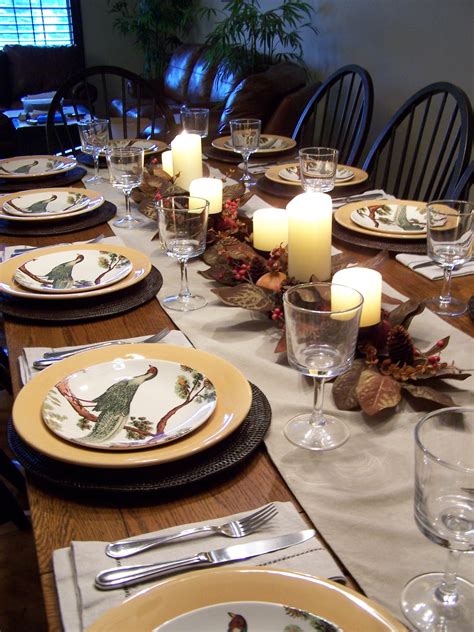 Now it's time to set the drinkware. Allyson Jane: Thanksgiving Dinner {From Scratch}