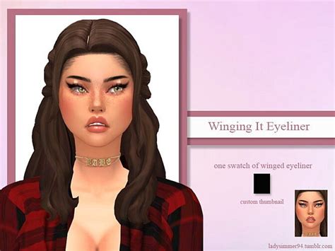 Winging It Eyeliner By Ladysimmer94 At Tsr Sims 4 Updates