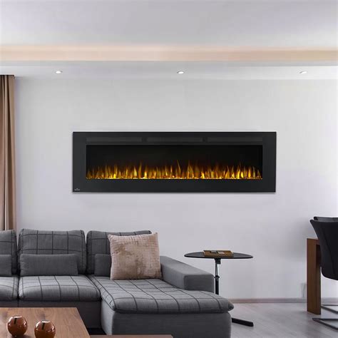 Napoleon Allure 72 Inch Linear Wall Mount Electric Fireplace With