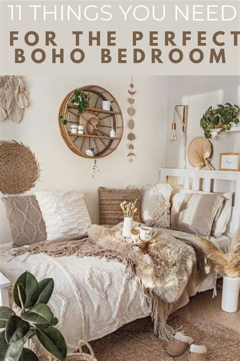 Everything You Need To Create The Perfect Boho Bedroom Including The