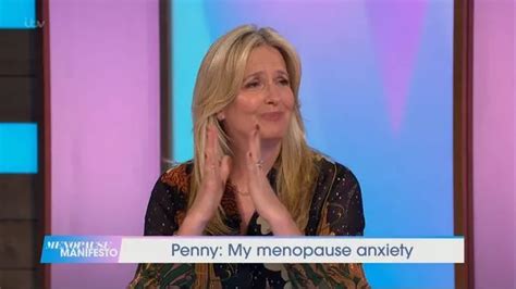 loose women s penny lancaster bursts into tears as she discusses anxiety battle daily record