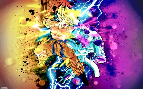 Ssj Goku Vs Frieza Wallpaper By Xxzicexx On Deviantart