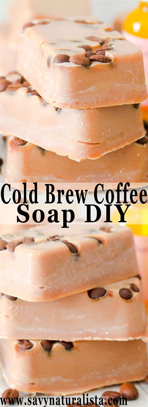 Brewed Coffee Cold Process Soap Is An Easy Beginner Tutorial Made With Pure Brewed Ground Coffee