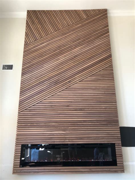 10 Modern Wood Slat Accent Wall Decoomo