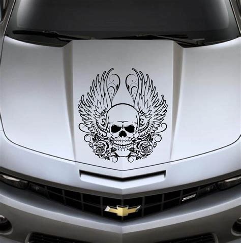 Get in front of customers, even while you're behind the wheel. skull roses car window/graphic vinyl decal sticker-price ...