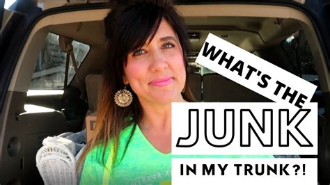 Whats The Junk In My Trunk Episode Thrift Store Haul Youtube