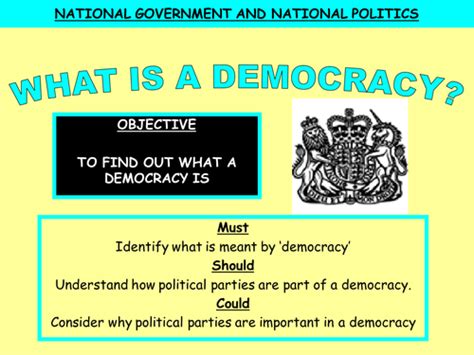 What Is A Democracy Lesson 1 Teaching Resources