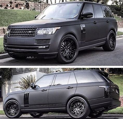 I have seen some matte looking range rovers around town, and they didn't look good to me, but couldn't tell if they were from the factory or if was quite frankly they remind me of matte black civics. 2015 Range Rover Matt Black | Dream cars, Range rover ...