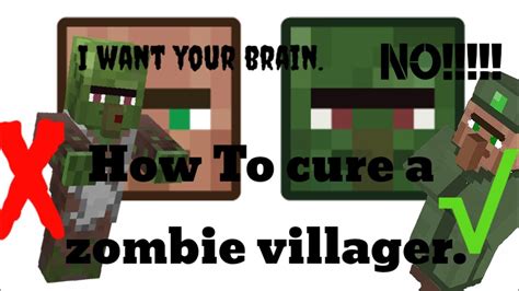 √how To Cure A Zombie Villager Into A Proper Villager In Minecraft