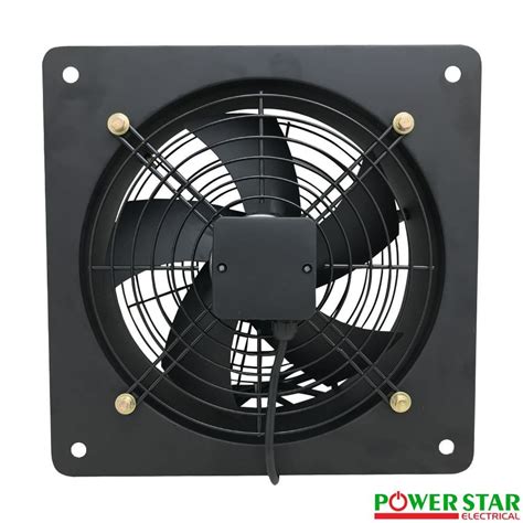 Exhaust fan can be used in a garage, barn, greenhouse, warehouse, and a variety of other agricultural and industrial locations to quickly remove unwanted odors, dust and humidity, and refresh stale or warm air in your space. Industrial Extractor Exhaust Axial Blower Ventilation Fan