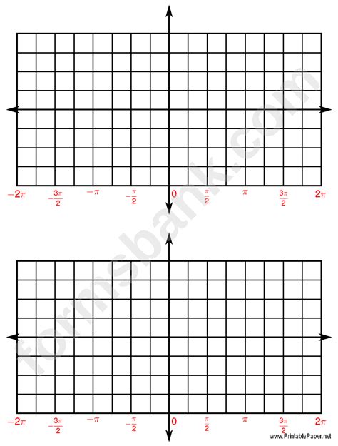 Printable 4 Quadrant Graph Paper With Numbered X And Y Printable