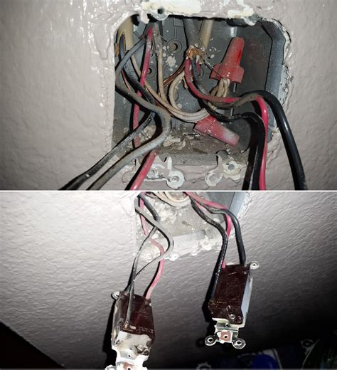 Lighting Trouble With Wiring New Switch To Replace Old Switch Home