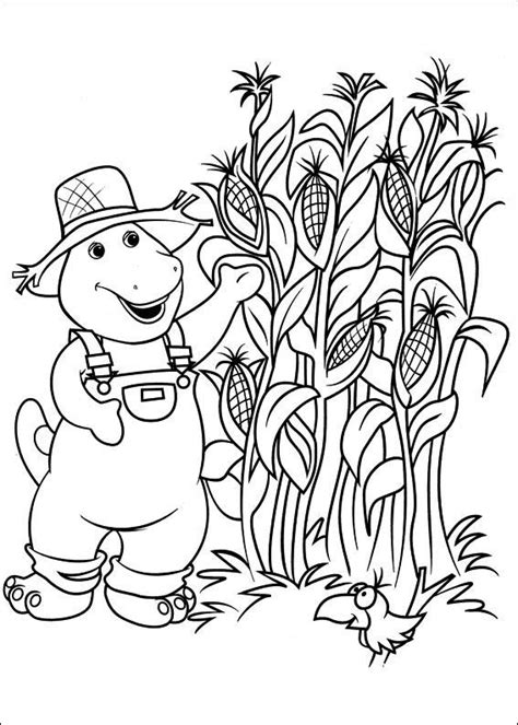 Corn Field Coloring Coloring Pages
