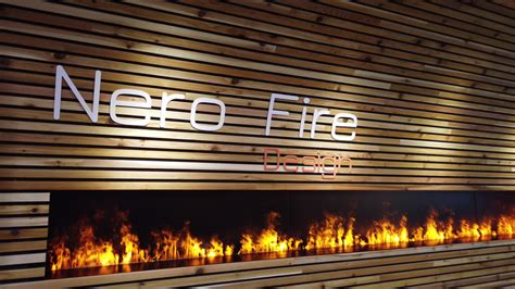 gallery nero fire design water vapor fireplaces