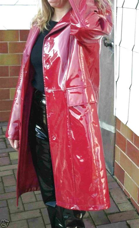 Shiny Pvc Raincoat For Sale In Uk Used Shiny Pvc Raincoats