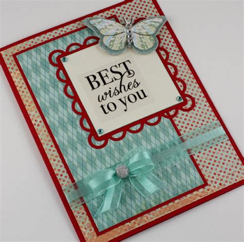 Aug 15, 2021 · use dick's gift cards and egift cards online or in store. Best Wishes Card - Handmade Card - Aqua and Red - Butterfly - woman, women, feminine | Handmade ...