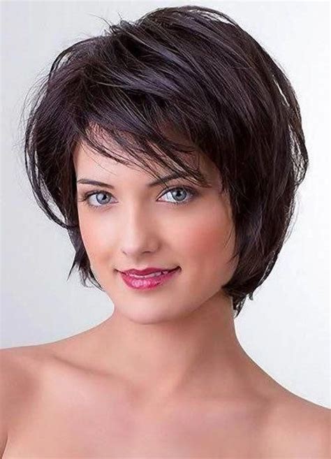 21 Layered Bob With Side Bangs Best Short Layered Bob With Bangs