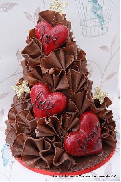 Valentijnsdag ️ Gorgeous Cakes Pretty Cakes Amazing Cakes Ruffle