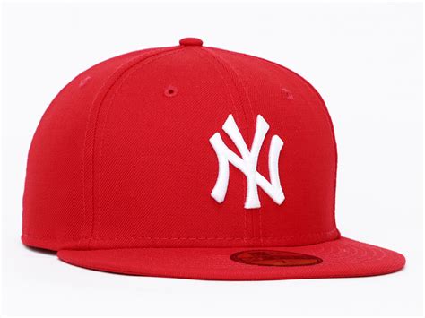 New York Yankees Mlb Ac Perf Scarlet 59fifty Fitted Cap Essential