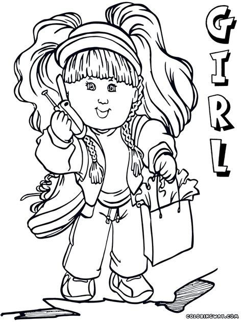 Grab these two free coloring pages from a human anatomy coloring book. Girl (human) coloring pages | Coloring pages to download ...