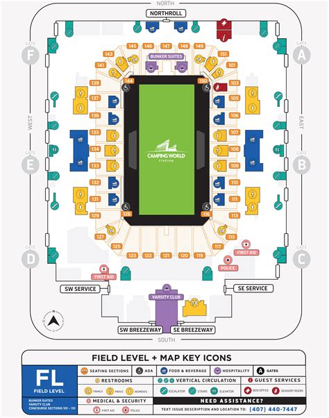 Camping World Stadium Seating Chart With Seat Numbers Elcho Table