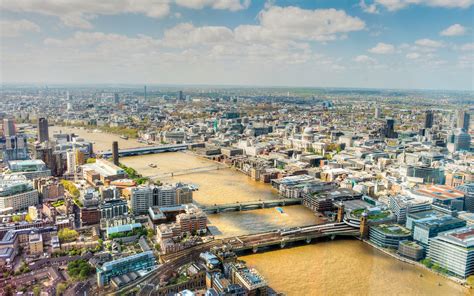 London River Panorama Wallpaper Architecture Wallpaper Better