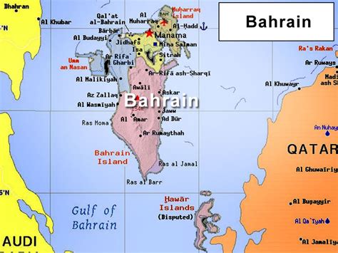 Bahrain Political Map