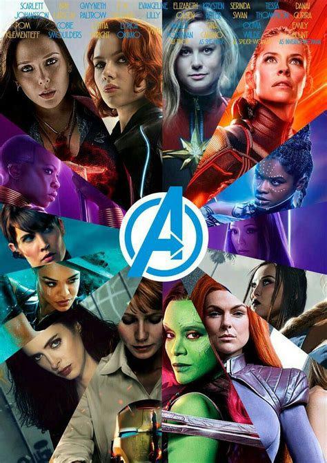 Marvel Avengers In Endgame Female Avengers Avengers Women Avengers