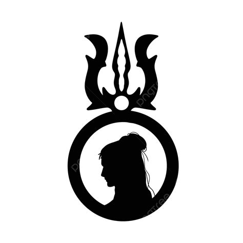 Shiva Silhouette Png Free Black And White Silhouette Of Indian Shiva