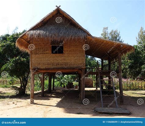 Bamboo Hut Stock Image Image Of Thailand Shack Shanty 110608699