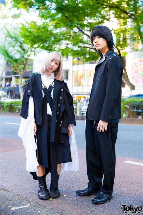 Yohji Yamamoto Monochrome Streetwear In Harajuku W Jumperskirt Extra