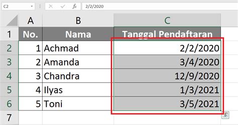 Bagaimana Cara Merubah Format Tanggal Di Excel Menjadi Text Indonesia