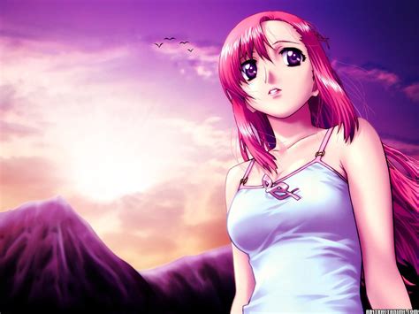 Anime girls anime vocaloid megurine luka gun wings debris falling wallpaper. Sweet Anime Girl Desktop | ANIME
