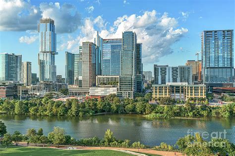 Aerial Austin Skyline 7962 Photograph By Bee Creek Photography Tod