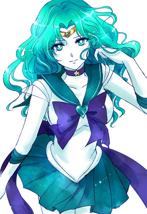 Kaiou Michiru Sailor Neptune And Super Sailor Neptune Bishoujo