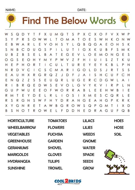 Printable Word Searches For Adults