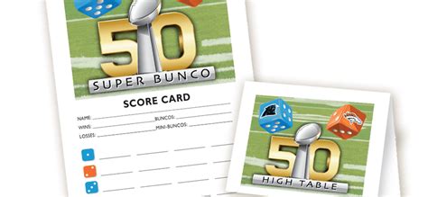 Super Bowl Bunco | Bunco, Bunco themes, Party themes