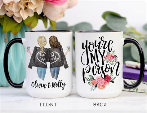 Youre My Person Custom Best Friend Mug Personalized Etsy