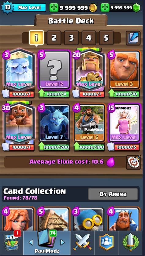 Clash royale private server fhx: Clash Royale 2.1.10 Private Server PaulModz 2018 update.