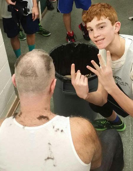 After Shaving Coachs Head Riley Gallagher And Hacketts Other Role