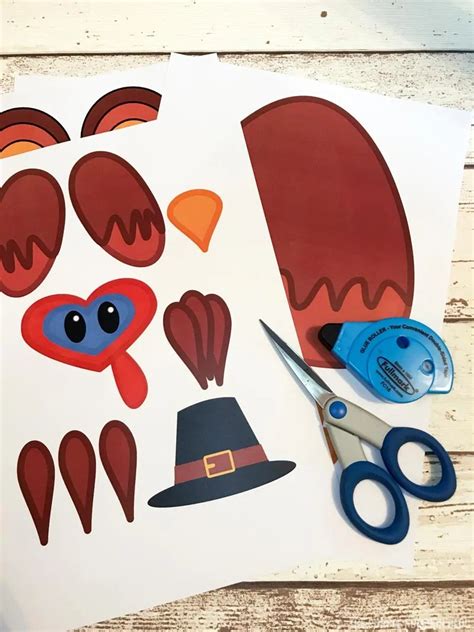 Build A Turkey Free Printable Paper Turkey Template For Thanksgiving