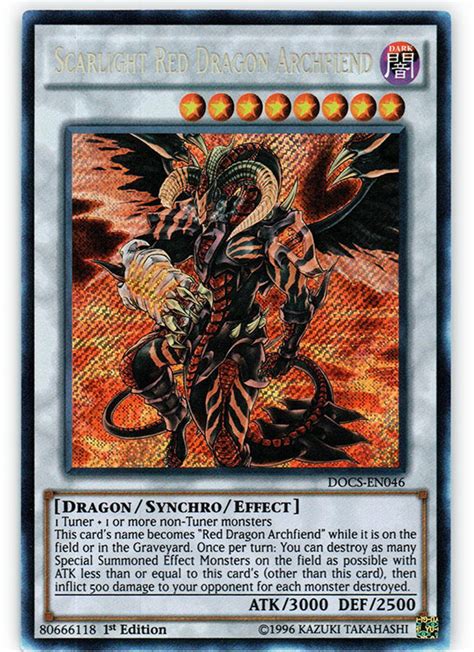 Yu Gi Oh Red Dragon Archfiend Deck