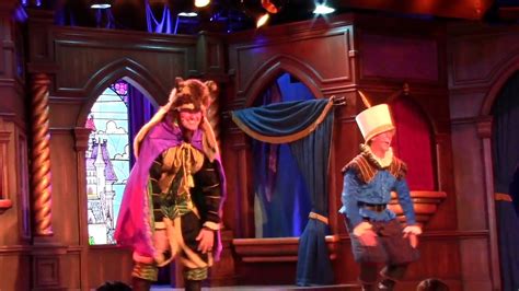 Storytelling At Disneylands Royal Theater Beauty And The Beast Youtube