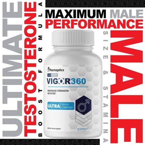 Vigor 360 Testosterone Booster For Men Male Enhancement Stamina Libido