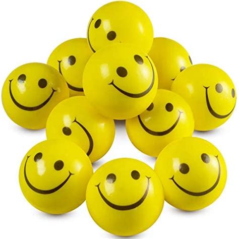 Buy Smile Face Squeeze Balls 24 Pcs Bulk For Kids And Adults 2 Inch