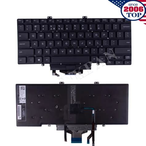Replacement Us Keyboard Backlight For Dell Latitude 7400 3400 5400 7410