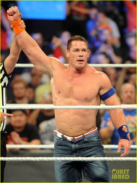 John Cena Goes Shirtless During WWE SummerSlam Photo John Cena Shirtless