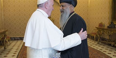 Pope To Oriental Orthodox Leader Ecumenism Of Martyrs Calls Us To